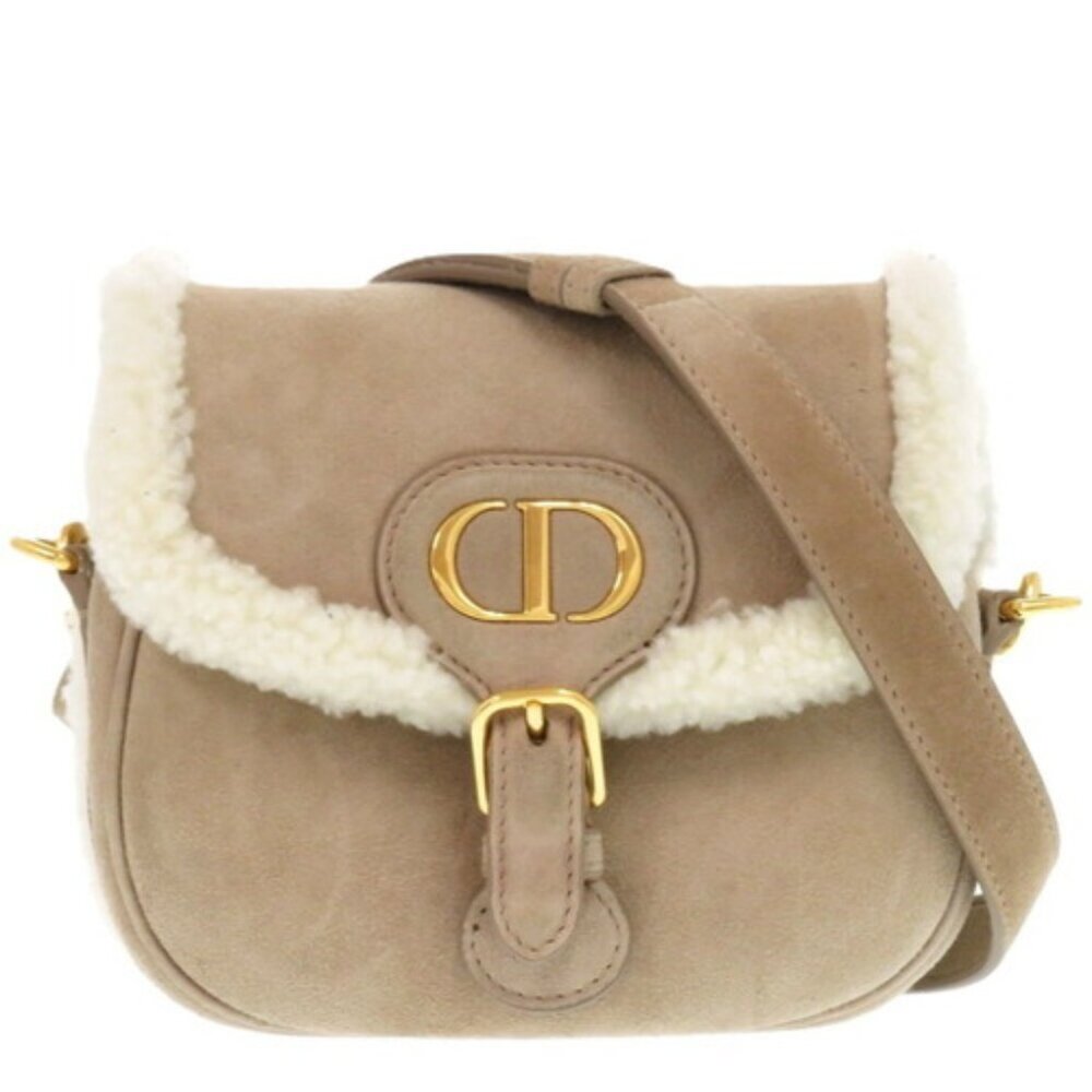 ❤️❤️ Christian Dior Bobby Shearling Suede Mouton Beige 0340, COA included